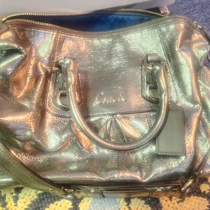 Coach(silver) purse